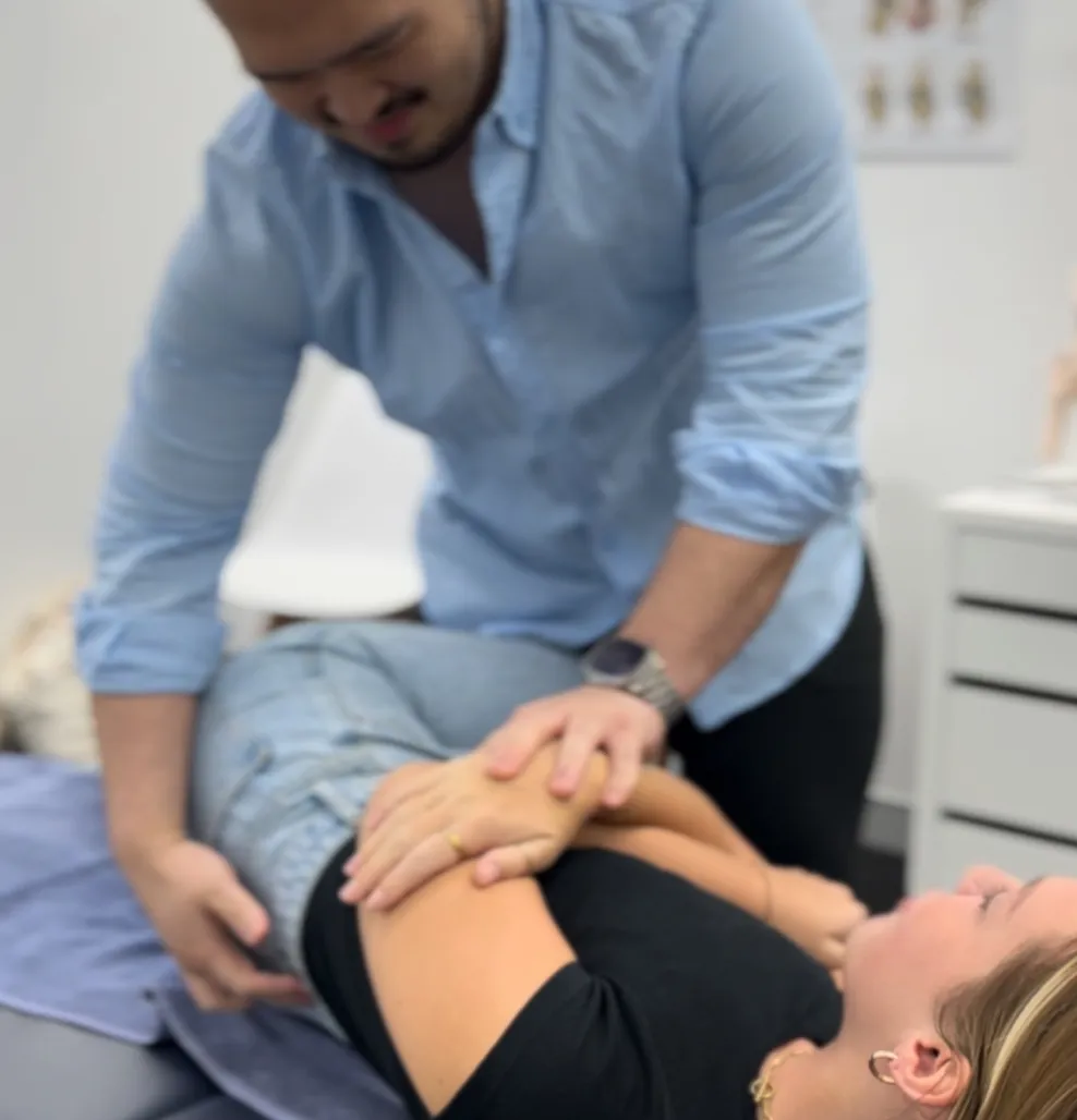 Soft tissue treatment of a patient’s back